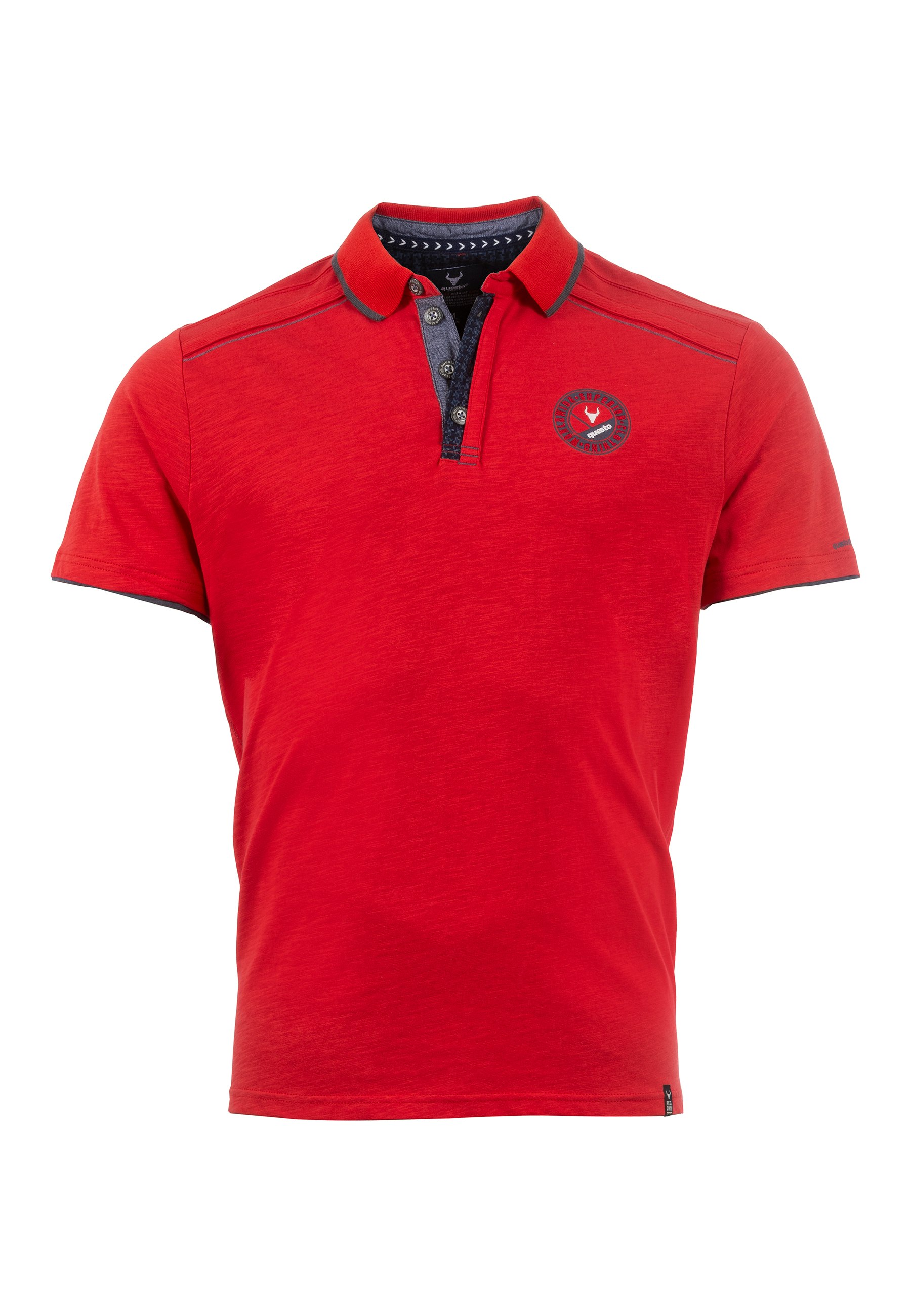 Questo Poloshirt Gustaaf mars red