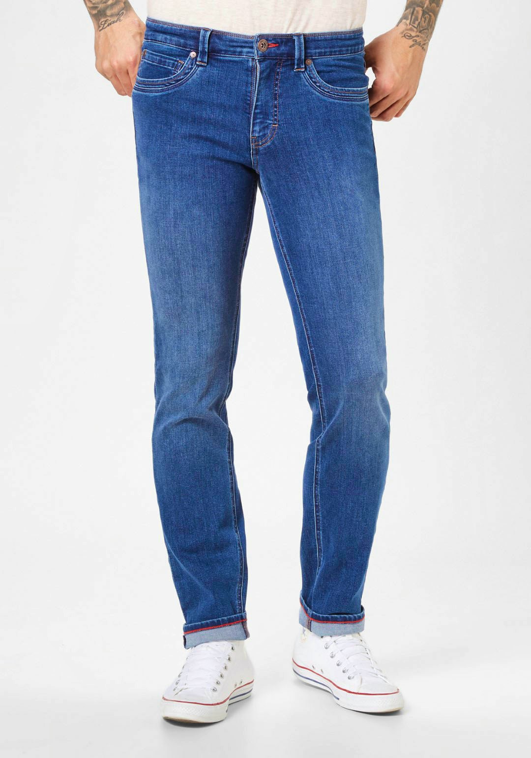 Paddock's Ranger Pipe Jeans light blue used extra lang