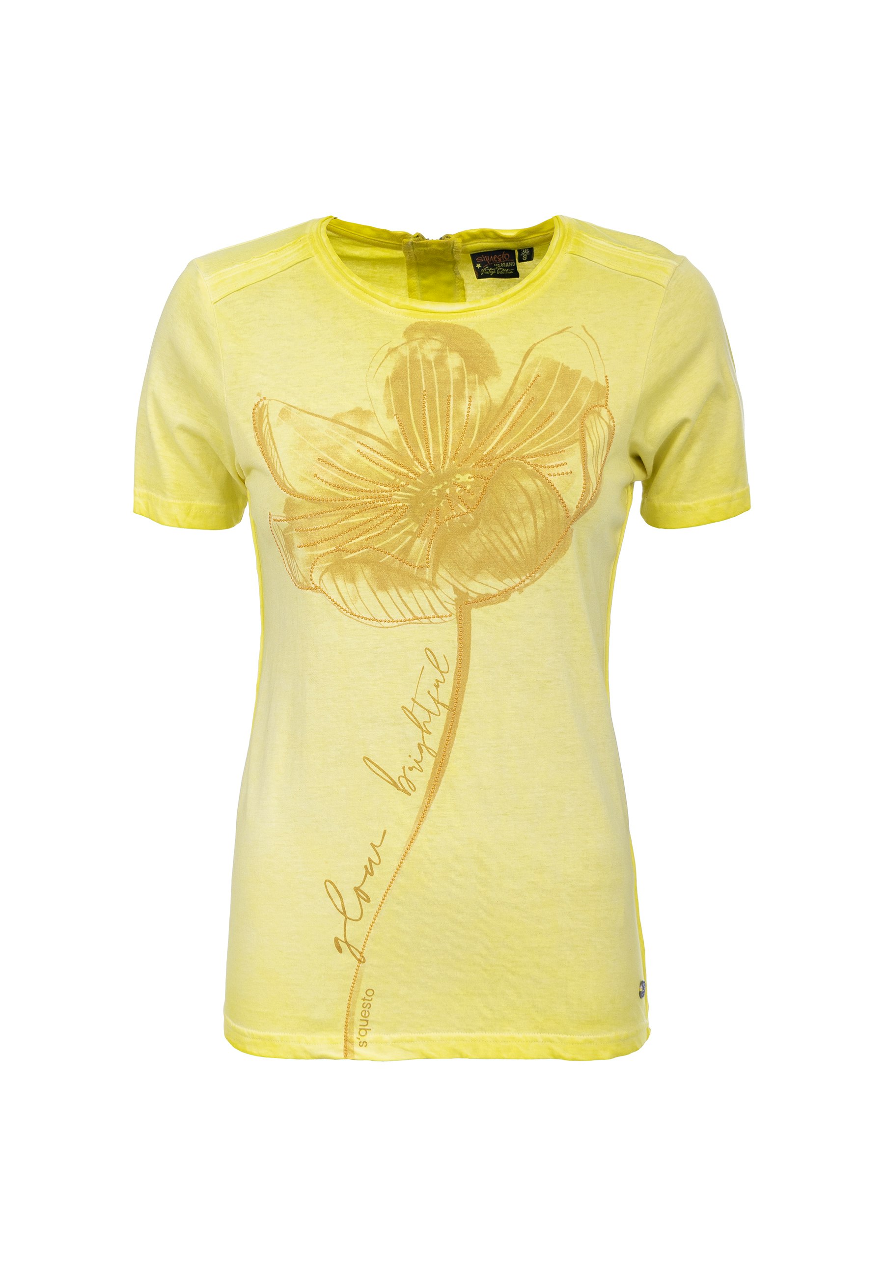 Soquesto Shirt Lisa bright lemon
