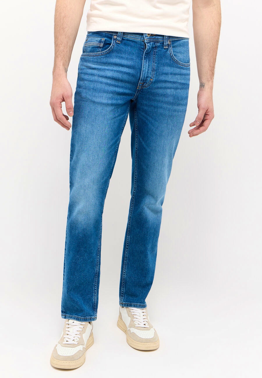 Mustang Jeans Washington Straight Fit dusk blue washed extra lang